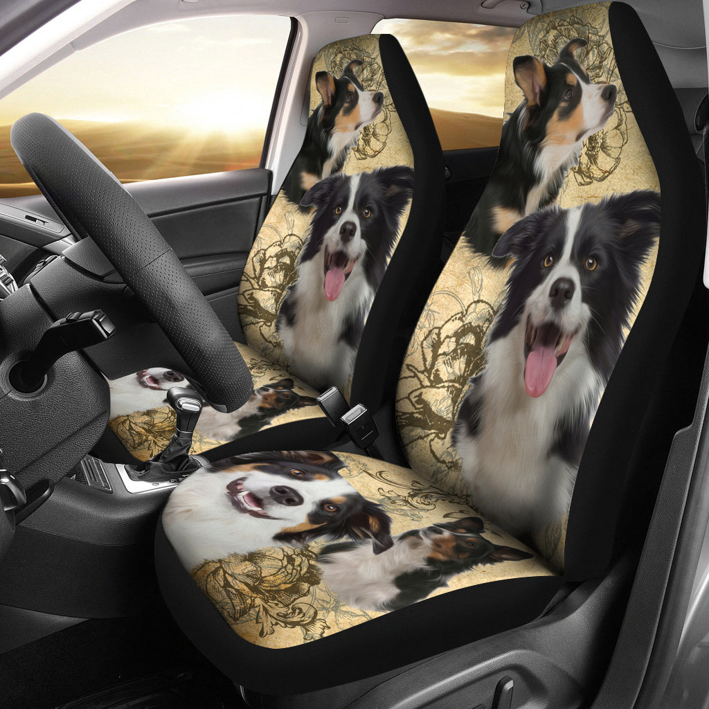 Border Collie Car Seat Covers (Set of 2) - JaZazzy 