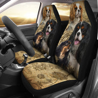 Thumbnail for Cavalier King Charles Spaniel Car Seat Covers (Set of 2) - JaZazzy 