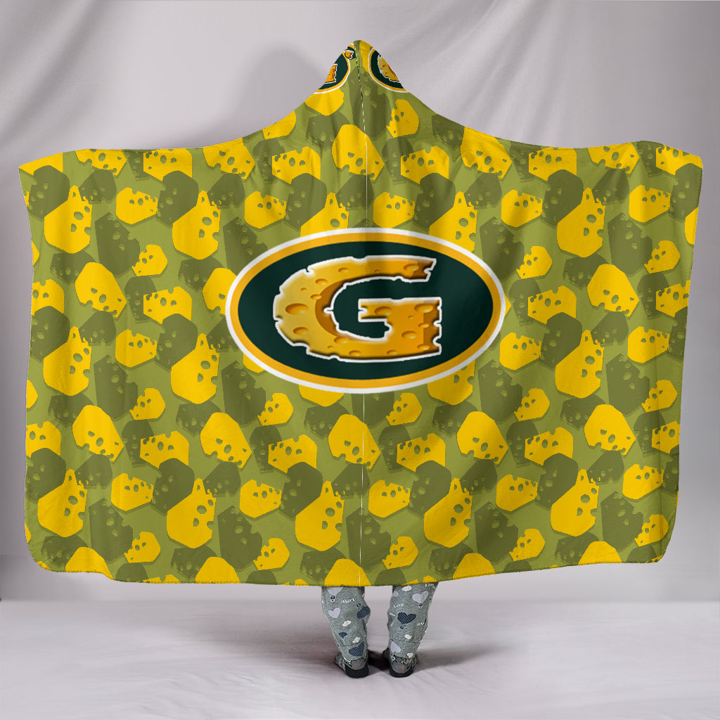 Cheese Head Camouflage Hooded Blanket - JaZazzy 