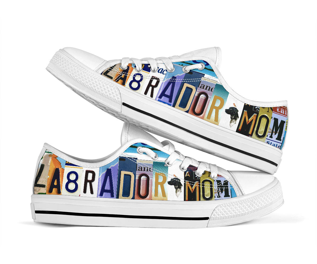 Labrador Mom Low Top Shoes - JaZazzy 