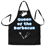 Thumbnail for Queen of the Barbecue Women's Apron - JaZazzy 