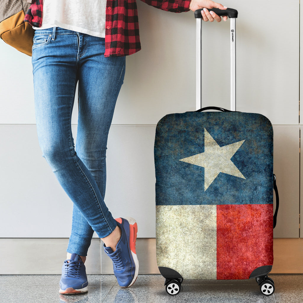Texas Flag  Luggage Cover-red/white/blue - JaZazzy 