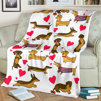 Thumbnail for Funny Dachshund Sausage Blanket Sofa For Dog Puppy Lovers - JaZazzy 
