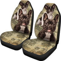 Thumbnail for French Bulldog Car Seat Covers (Set of 2) - JaZazzy 