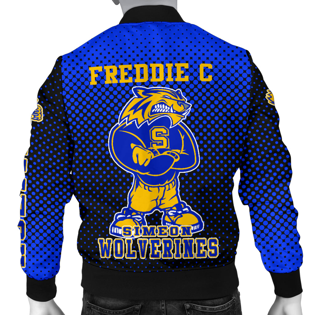 FREDDIE C_ BOMBER-BACK-PERSONIZED-Simeon Alumni 1015