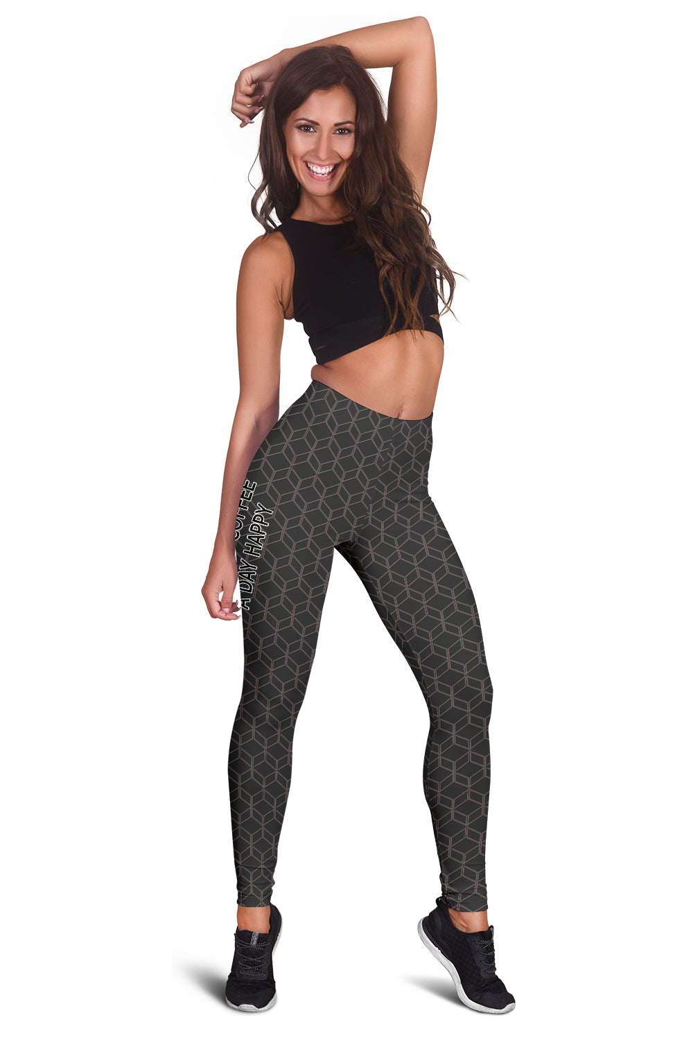 A Cup Of Coffee A Day Women's Leggings - JaZazzy 
