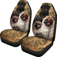 Thumbnail for Pug Car Seat Covers (Set of 2) - JaZazzy 