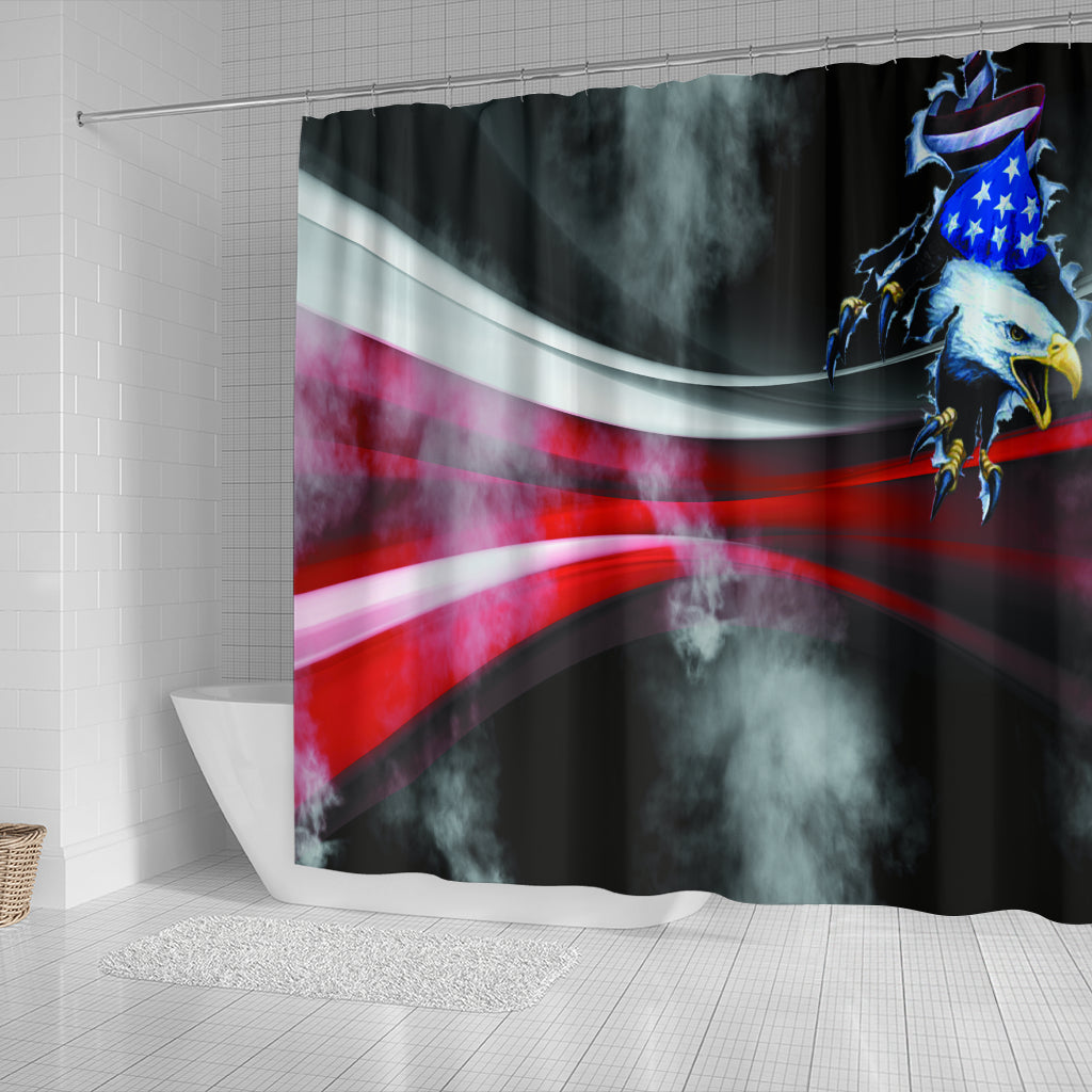 Eagle flying Shower Curtain - JaZazzy 