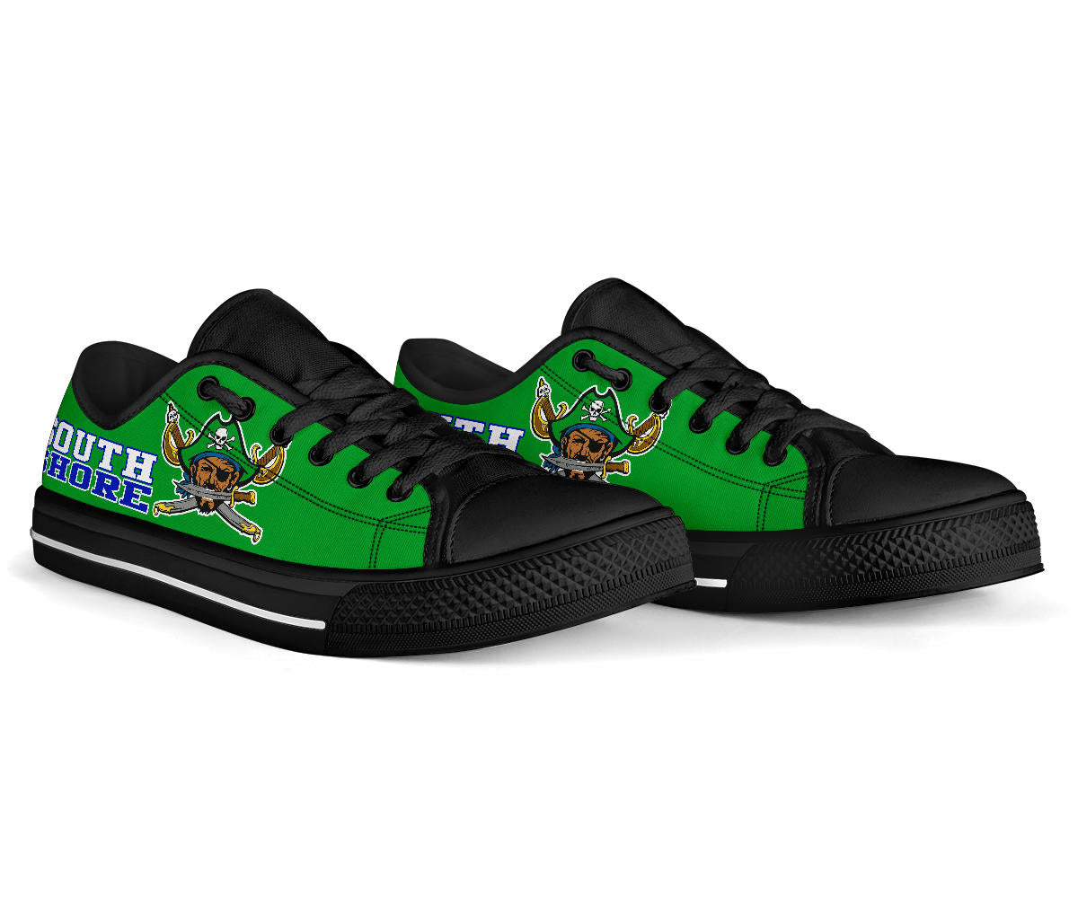 South Shore-Green-Low Top Canvas Shoes