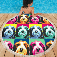 Thumbnail for Old English Sheepdog Beach Blanket - JaZazzy 