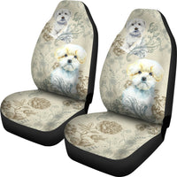 Thumbnail for Maltese Car Seat Covers (Set of 2) - JaZazzy 