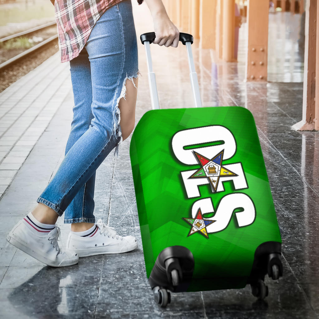 OES Luggage Cover_LA Special Edition 1 Green SQ - JaZazzy 