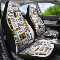 Thumbnail for Dog Quotes Car Seat Covers - JaZazzy 