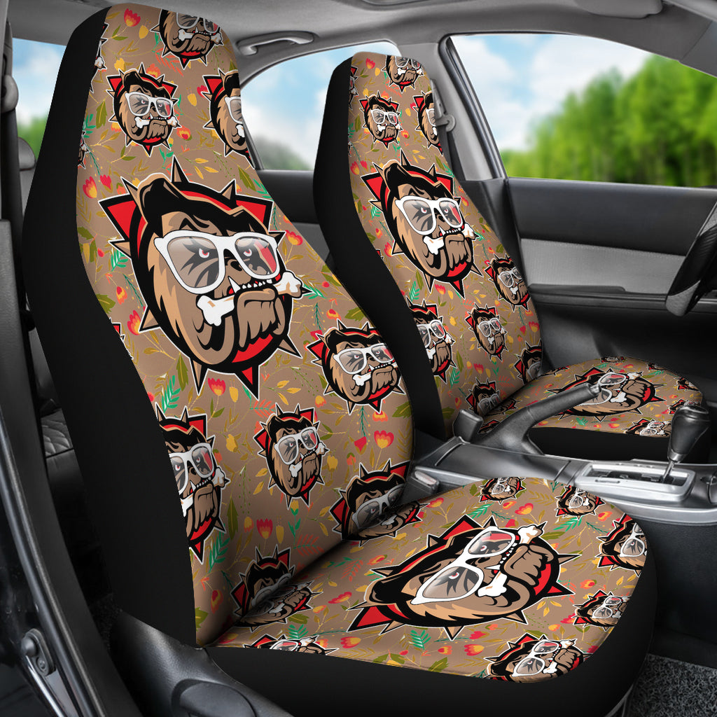 Cool Shades Bulldog Car Seat Covers - JaZazzy 