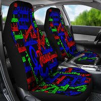 Thumbnail for Custom-Made Holy Bible Books Mixed Colors Car Seat Cover - JaZazzy 