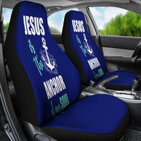 Thumbnail for NP Jesus Is The Anchor Car Seat Cover - JaZazzy 