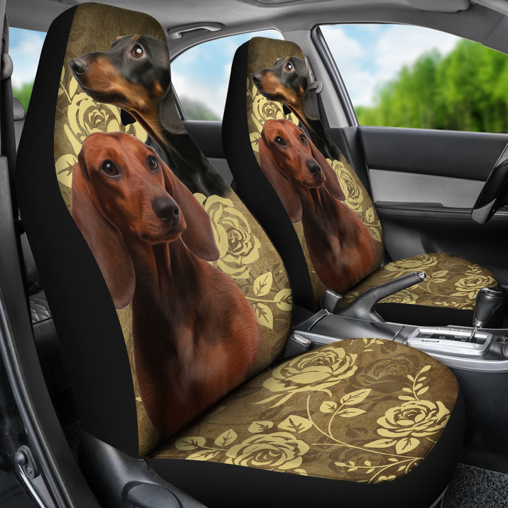 Dachshund Car Seat Covers (Set of 2) - JaZazzy 