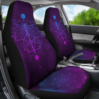 Thumbnail for Purple Dragonfly Fractal Car Seat Covers - JaZazzy 