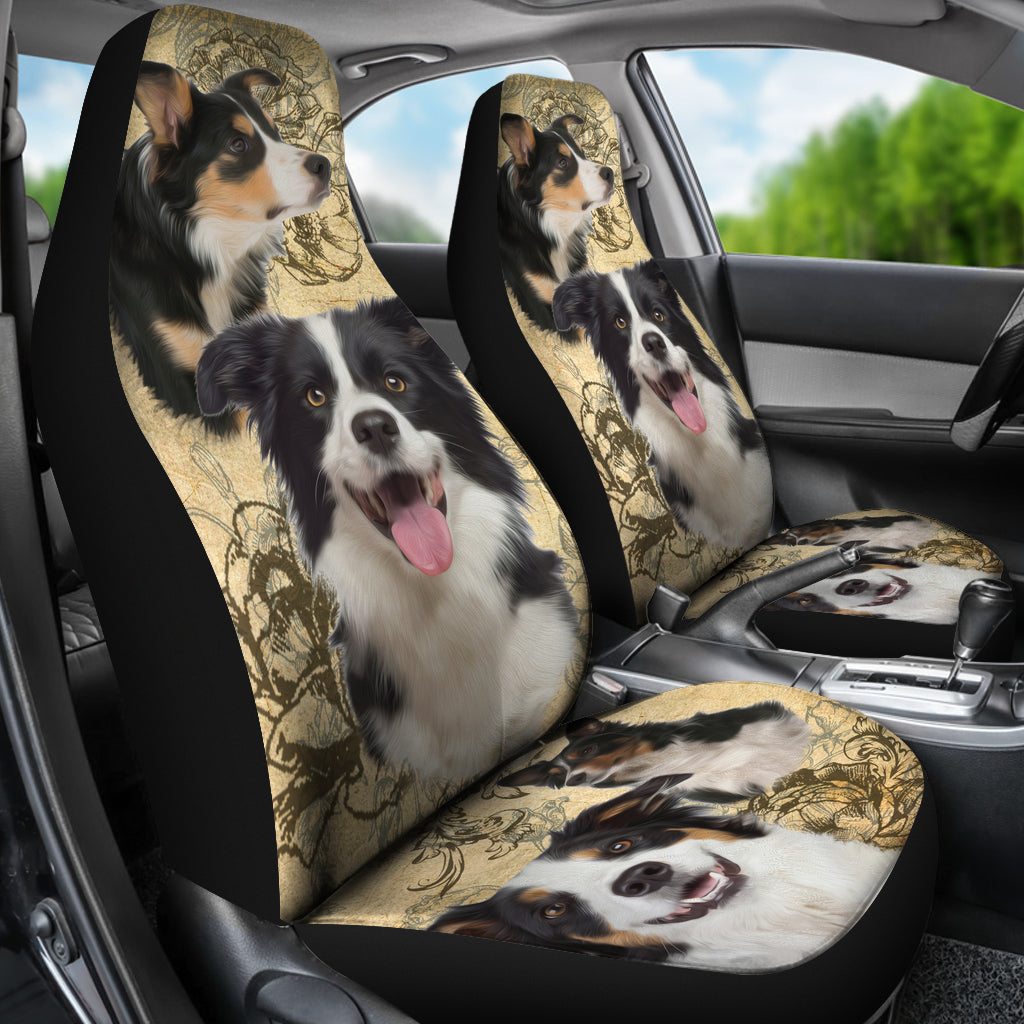Border Collie Car Seat Covers (Set of 2) - JaZazzy 