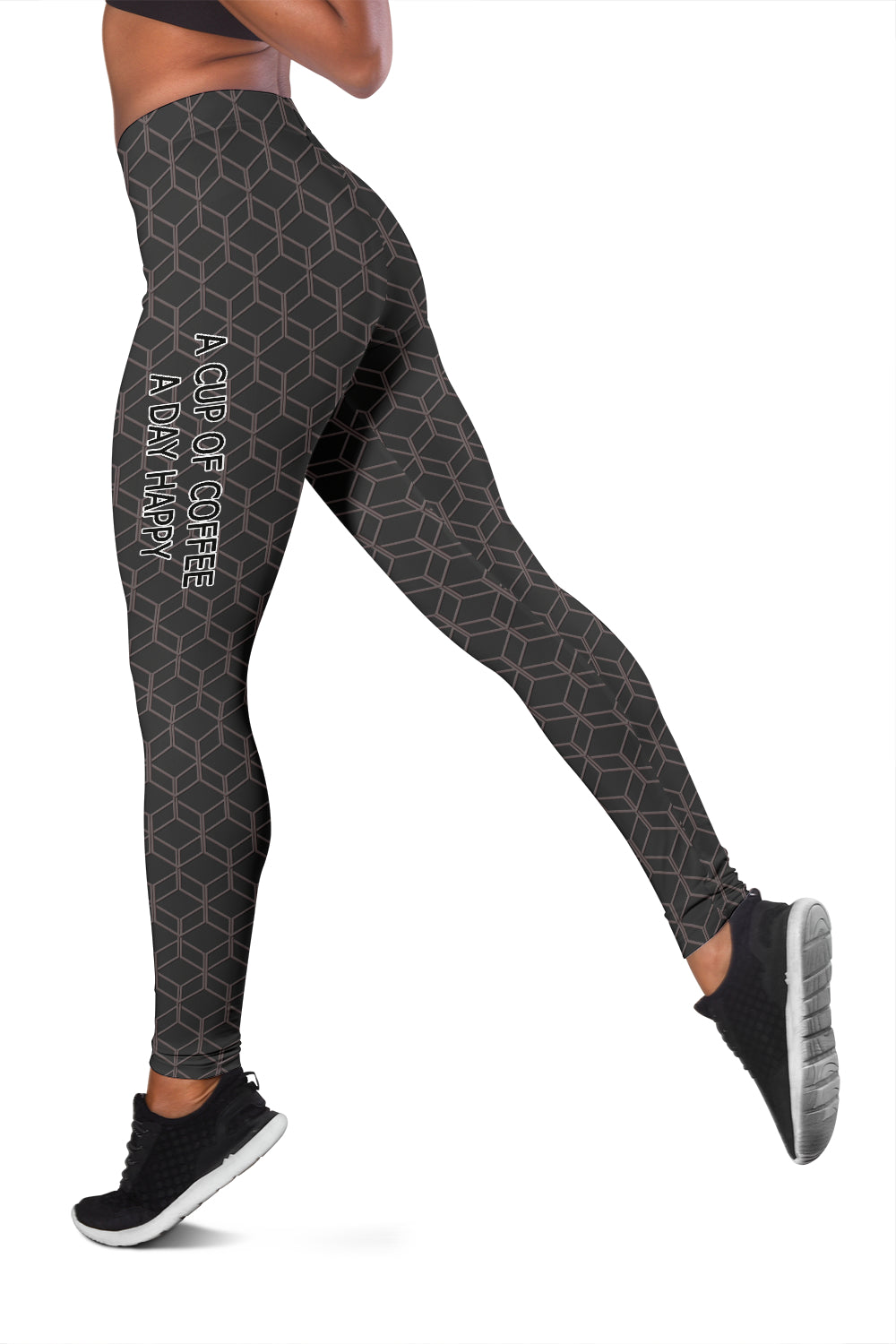 A Cup Of Coffee A Day Women's Leggings - JaZazzy 