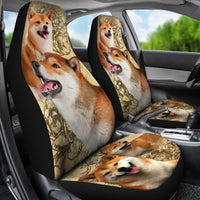 Thumbnail for Shiba Inu Car Seat Covers (Set of 2) - JaZazzy 