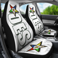 Thumbnail for JZP Order Eastern Star White Seat Cover A01A - JaZazzy 