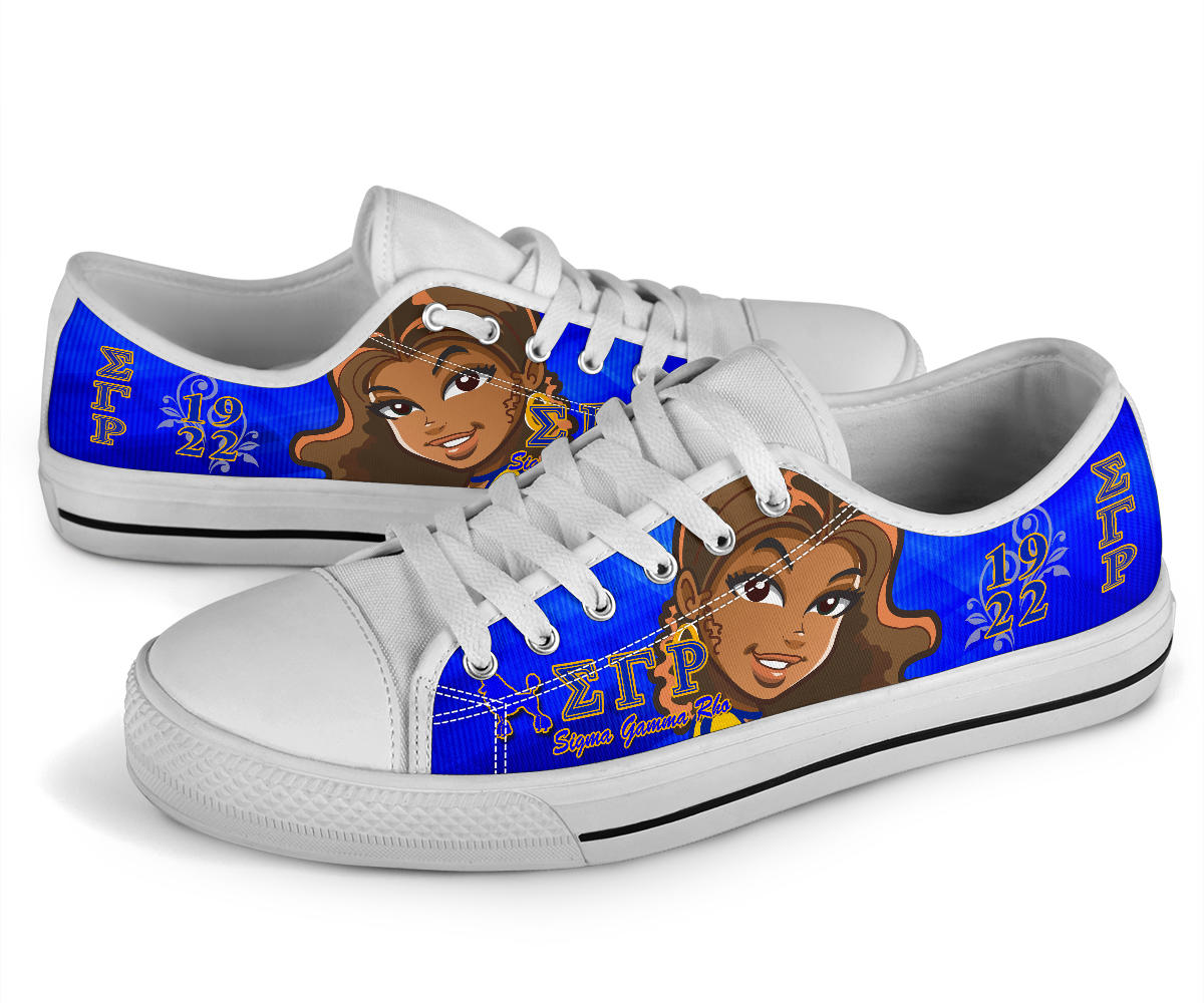 Blue and Gold Sneaker S3422