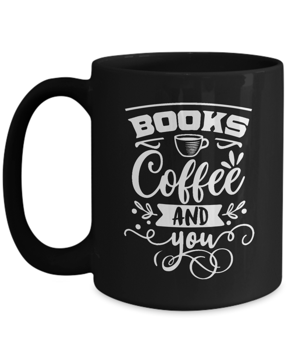 Books coffee and you-fun coffee cup