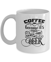 Thumbnail for fun mug-Coffee because beer