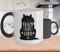 Thumbnail for CRAZY CAT LADY-Color Change Mug 01