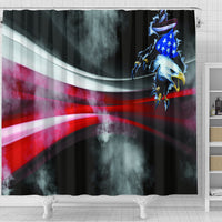 Thumbnail for Eagle flying Shower Curtain - JaZazzy 