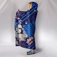 Thumbnail for Boho Ethnic Abstract Art Hooded Blanket - JaZazzy 
