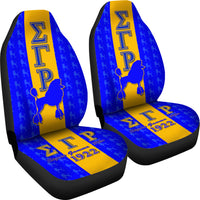 Thumbnail for Blue and Gold Car Seat Cover C3422