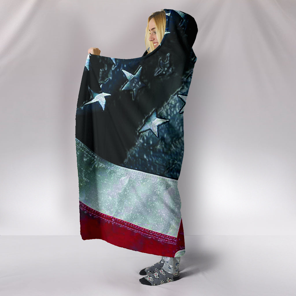 Hooded Blanket dark flag - JaZazzy 