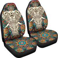 Thumbnail for Boho Mandala Elephant Car Seat Cover - JaZazzy 