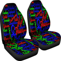 Thumbnail for Custom-Made Holy Bible Books Mixed Colors Car Seat Cover - JaZazzy 