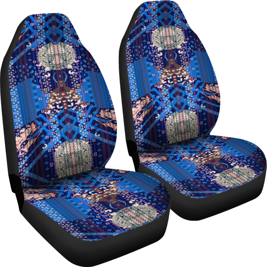 Boho Ethnic Abstract Art Car Seat Covers - JaZazzy 