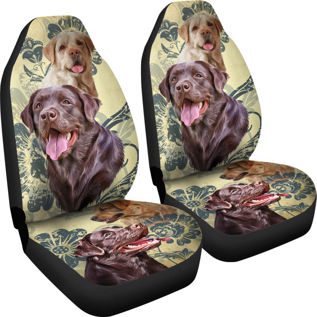 Labrador Car Seat Covers (Set of 2) - JaZazzy 