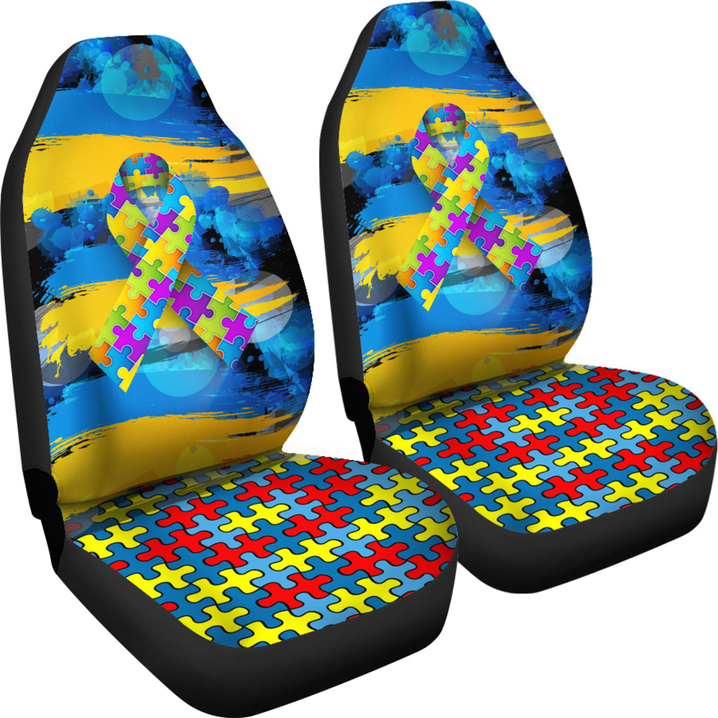 Autism Awareness Car Seats - JaZazzy 