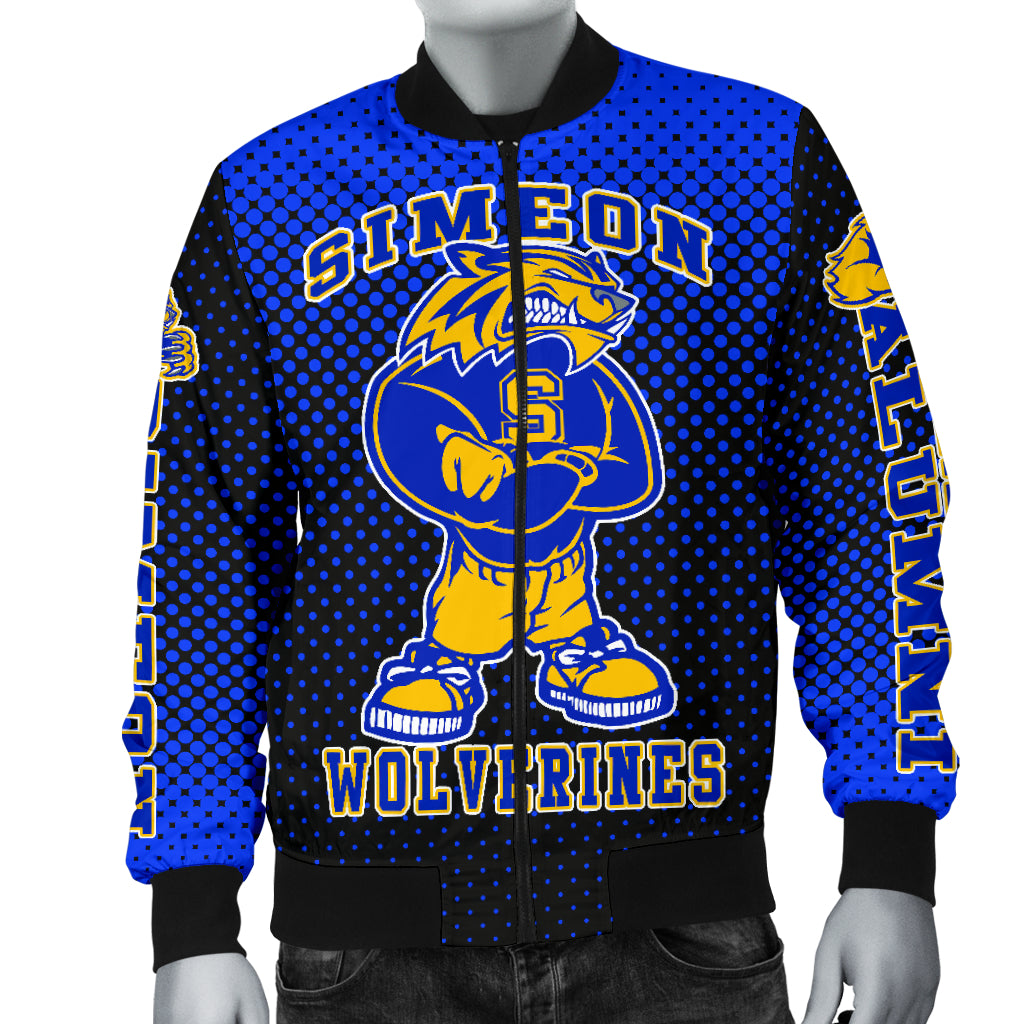 FREDDIE C_ BOMBER-BACK-PERSONIZED-Simeon Alumni 1015