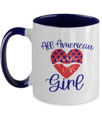 Thumbnail for All American Girl-Two Tone Mug