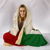 Thumbnail for Hoodie Blanket - Mexican Flag Print_Green-White-Red - JaZazzy 