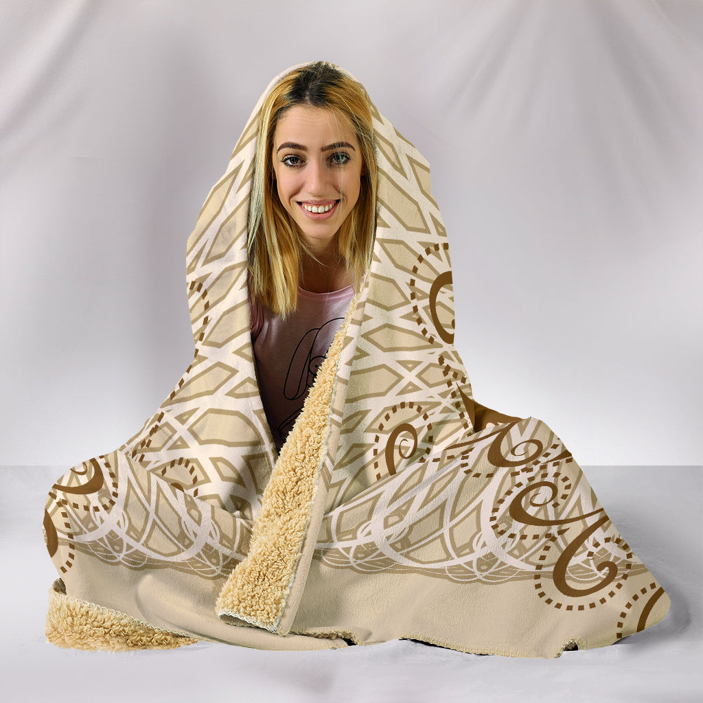 Ornamental Lotus Hooded Blanket - JaZazzy 