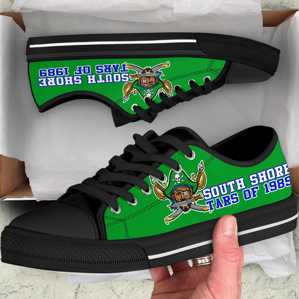 South Shore Green Tars of 89  Low Top canvas shoes