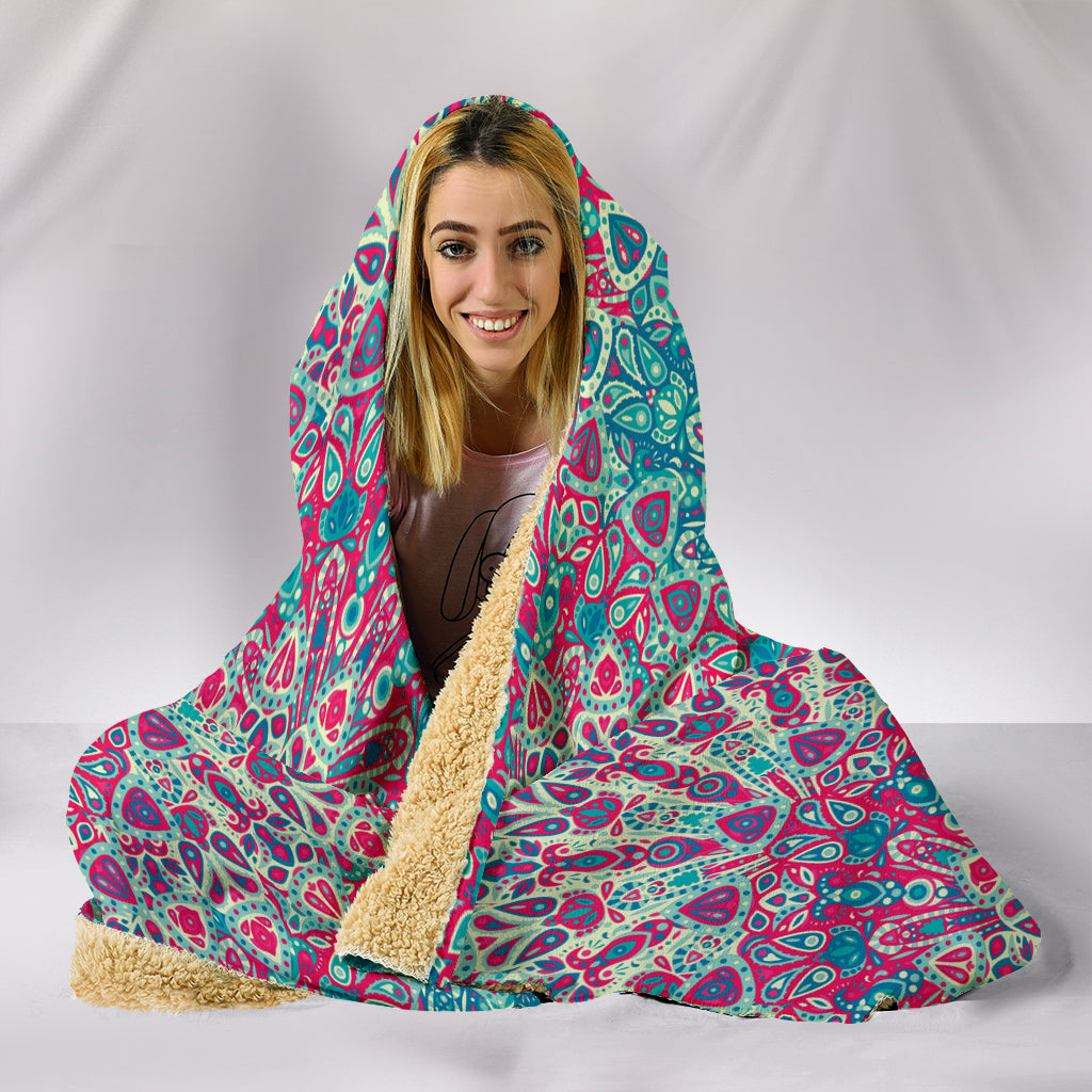 Beautiful Boho Hooded Blanket - JaZazzy 
