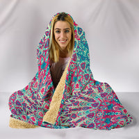 Thumbnail for Beautiful Boho Hooded Blanket - JaZazzy 