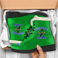 Thumbnail for South Shore Alumni Faux Fur H-H Leather Boots