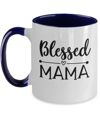 Thumbnail for Funny Mother Mug-Blessed Mama-Coffee Cup