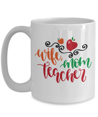 Thumbnail for Wife_mom_teacher-Mug