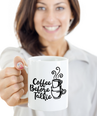 Thumbnail for Coffee Before Talkie Mug 11.oz-woman